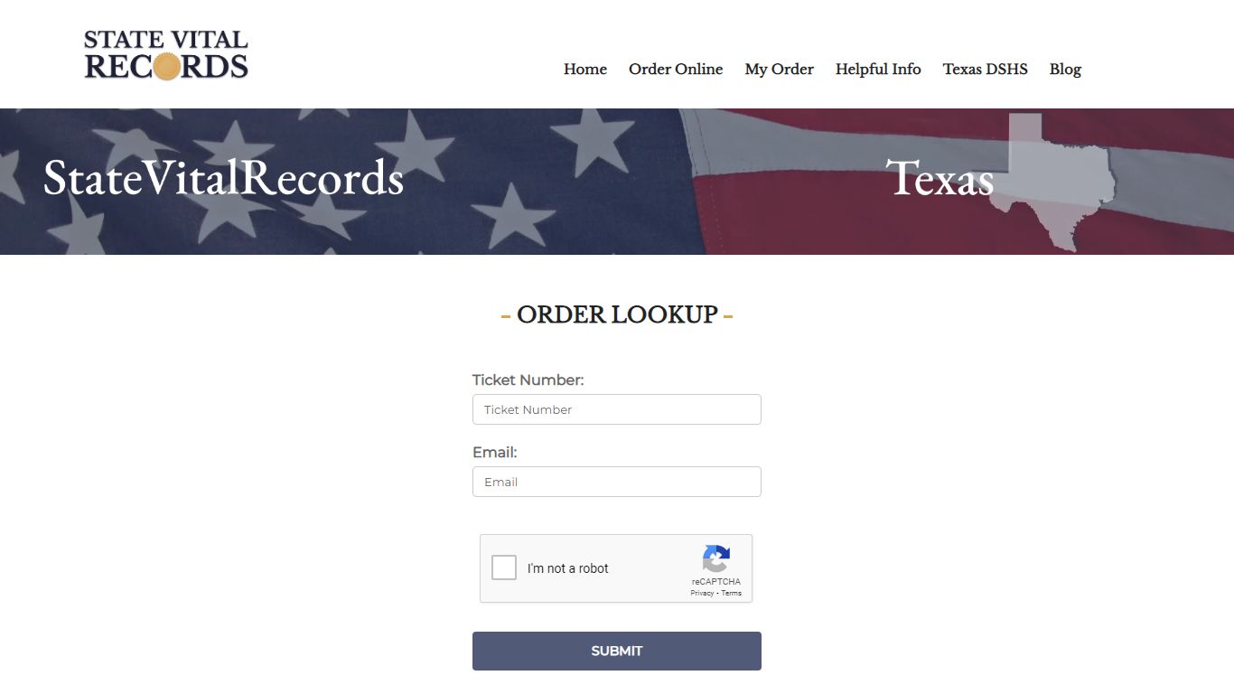 State Vital Records | Track Your Order